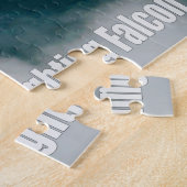 F-16C戦闘用《鳥》ハヤブサ（20x30インチ） ジグソーパズル (側面)