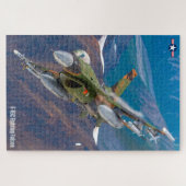 F-16C戦闘用《鳥》ハヤブサ（20x30インチ） ジグソーパズル (横)