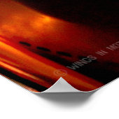 F-16C戦闘《鳥》ハヤブサパイロット ポスター (角)