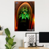 F-16C戦闘《鳥》ハヤブサパイロット ポスター (ホームオフィス)