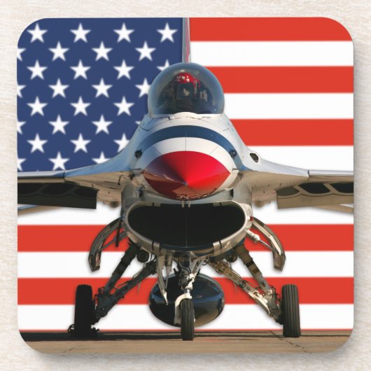 F-16C戦闘《鳥》ハヤブサ コースター (正面)