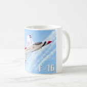 F-16C戦闘《鳥》ハヤブサ コーヒーマグカップ (正面右)
