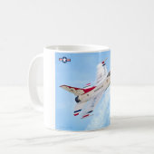 F-16C戦闘《鳥》ハヤブサ コーヒーマグカップ (正面左)
