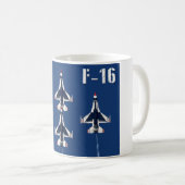F-16C戦闘《鳥》ハヤブサ コーヒーマグカップ (正面右)