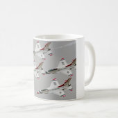 F-16C戦闘《鳥》ハヤブサ コーヒーマグカップ (正面右)
