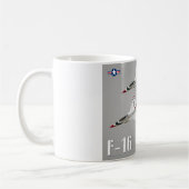 F-16C戦闘《鳥》ハヤブサ コーヒーマグカップ (左)