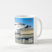F-16C戦闘《鳥》ハヤブサ コーヒーマグカップ (正面右)