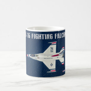 F-16C戦闘《鳥》ハヤブサ コーヒーマグカップ