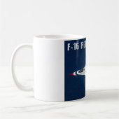 F-16C戦闘《鳥》ハヤブサ コーヒーマグカップ (左)