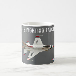 F-16C戦闘《鳥》ハヤブサ コーヒーマグカップ