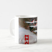 F-16C戦闘《鳥》ハヤブサ コーヒーマグカップ (正面左)