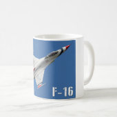F-16C戦闘《鳥》ハヤブサ コーヒーマグカップ (正面右)