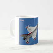 F-16C戦闘《鳥》ハヤブサ コーヒーマグカップ (正面左)