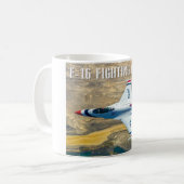 F-16C戦闘《鳥》ハヤブサ コーヒーマグカップ (正面左)