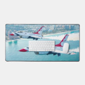 F-16C戦闘《鳥》ハヤブサ デスクマット (キーボード&マウス)