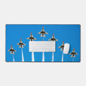 F-16C戦闘《鳥》ハヤブサ デスクマット (キーボード&マウス)