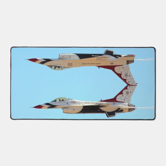 F-16C戦闘《鳥》ハヤブサ デスクマット (正面)