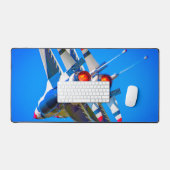 F-16C戦闘《鳥》ハヤブサ デスクマット (キーボード&マウス)