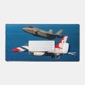 F-16C戦闘《鳥》ハヤブサ デスクマット (キーボード&マウス)