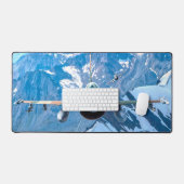 F-16C戦闘《鳥》ハヤブサ デスクマット (キーボード&マウス)