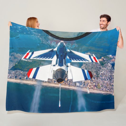 F-16C戦闘《鳥》ハヤブサ フリースブランケット (インサイチュ)