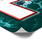 F-16C戦闘《鳥》ハヤブサ ポスター (角)