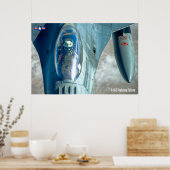 F-16C戦闘《鳥》ハヤブサ ポスター (キッチン)