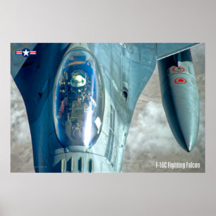 F-16C戦闘《鳥》ハヤブサ ポスター