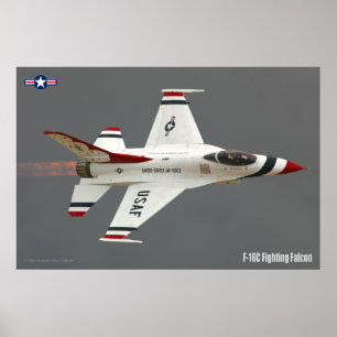 F-16C戦闘《鳥》ハヤブサ ポスター