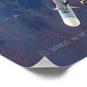 F-16C戦闘《鳥》ハヤブサ ポスター (角)