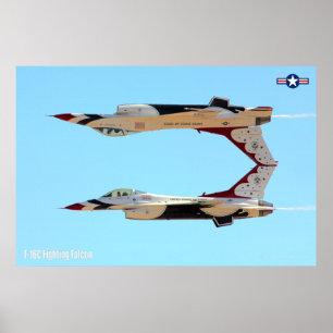F-16C戦闘《鳥》ハヤブサ ポスター