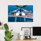 F-16C戦闘《鳥》ハヤブサ ポスター (ホームオフィス)