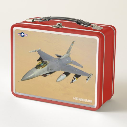 F-16C戦闘《鳥》ハヤブサ メタルランチボックス (正面)