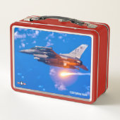 F-16C戦闘《鳥》ハヤブサ メタルランチボックス (裏面)
