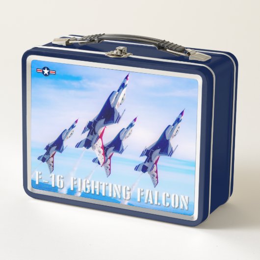 F-16C戦闘《鳥》ハヤブサ メタルランチボックス (正面)