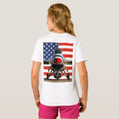 F-16C戦闘《鳥》ハヤブサ Tシャツ (裏面フル)