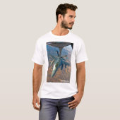 F-16C戦闘《鳥》ハヤブサ Tシャツ (正面フル)