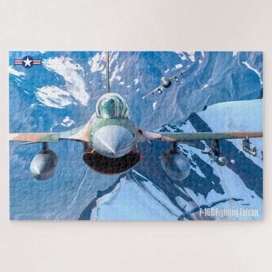 F-16C FIGHTING FALCON - ALASKA (20x30 INCH) ジグソーパズル (横)