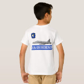 F-18スズメバチとのVFA-83 Rampagers Tシャツ (裏面フル)