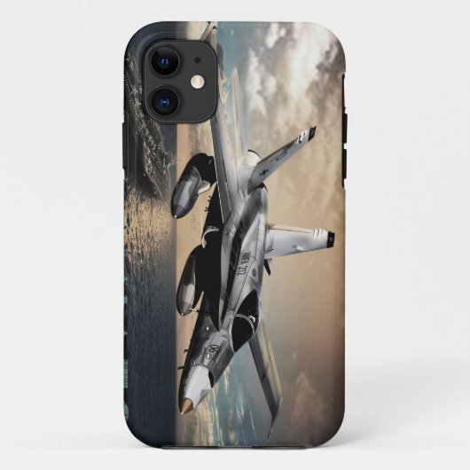 F-18スズメバチの戦闘機 Case-Mate iPhoneケース (裏面)
