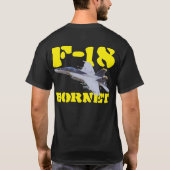 F-18スズメバチ Tシャツ (裏面)