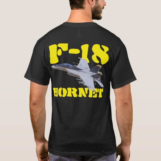 F-18スズメバチ Tシャツ (裏面)