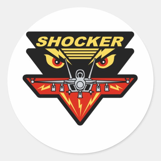 F-18ホーネットショッカー ラウンドシール (正面)