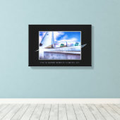 F-18ホーネット戦闘機ジェット機搭載 キャンバスプリント (インサイチュ (ウッドフロア))