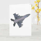 F-18ホーネット カード (黄色い花)