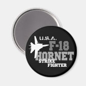F-18ホーネット – ストライクファイター マグネット (正面/裏面)