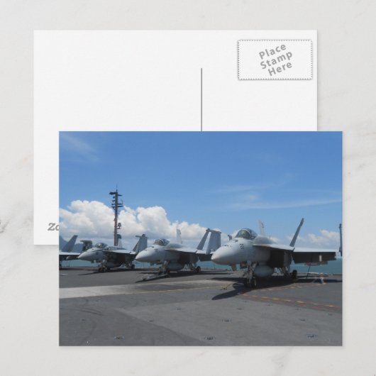 F-18戦闘機 ポストカード (正面/裏面)