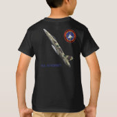 F-18海軍戦闘機の武器の学校 Tシャツ (裏面)