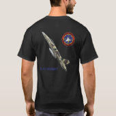F-18海軍戦闘機の武器の学校 Tシャツ (裏面)