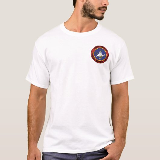 F-18海軍戦闘機の武器の学校 Tシャツ (正面)